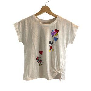 Disney Girls Mickey and Minnie Balloon Shirt